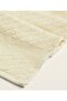 Likya 100% Cotton Jacquard Border Cream 2-Piece Dowry Towel Set with Diagonal Stripes 1018 70X140 - 7
