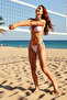 Women's Bikini Set Triangle Cap Without Underwire Lace Detailed Low Waist Brazilian Cut Floral Patterned - 2
