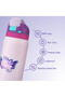 Stainless Steel Water Bottle Bling w/ Straw and Spout 948 mL Girl Power Bling - 5