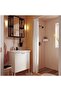 Plastic Shower Basket with Suction Cup 30X20X17 cm Corner Bathroom Organizer Shelf White Shower Shelf 005665 - 3