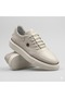 1601275 Men's Leather Shoes Light Gray