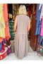 Gray Color Vest Italian Linen Dress - 3