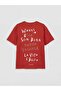Crew Neck Letter Printed Boys' T-Shirt (S6) - 2