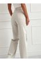 Simple flared jeans with raw hem - 2