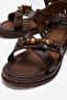 Women's Beaded Cross Sandals; Taba - 3