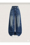 Loose Fit Baggy Retro Jeans with Casual Pockets