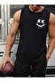 Men's oversized crew neck sleeveless t-shirt - longline