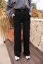 Black High Waist Palazzo Pants - 3