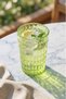 Acrylic Allegra Green 6-Piece Short Glass & Water Soft Drink Coffee Cup 400 ml (Not Glass) - 3