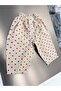 Girl's Heart Patterned Wide Leg Pants Comfortable Fit Summer Wear - 3
