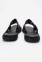 Men's Strappy Slippers Real Leather Dc 1163 Black - 6