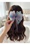 Bowknot Buckle Chiffon Fabric Satin Ribbon Crystal Beaded Buckle