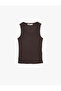 Cotton Camisole Slim Fit U-Neck Ribbed Undershirt - 5