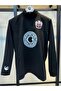 Turkey Pvc Emblem Printed Black Sweatshirt