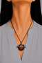 Gothic Necklace Black Chain Gothic Design Women's Necklace Punk Rock Style Accessory