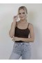 Women's Strappy Bodysuit Single Basic Thin Strappy Flexible Daily Top - 4