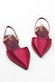 Satin Women's Ballerina Shoes - 4