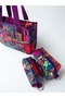 Frida Cat and Elephant/ Purple Carrying Bag and Organizer Set - 2