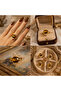 Tiger's Eye Natural Stone Ring – Gold Plated Adjustable Stylish Design Ring |   Natural Stone Jewelry - 3