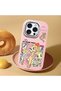 Pink Silicone Case Compatible with iPhone 15 Pro with Shock-Absorbing Camera Protections - 3