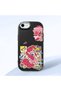 Black Silicone Case with Shock-Absorbing Camera Protections Compatible with iPhone 7/8/Se 2020 2022