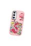Realme C65 4g Compatible Shock-Absorbing Camera Protected Pink Silicone Case - 3