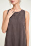 Crew Neck Sleeveless Relaxed Fit Maxi Dress - 3