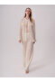 Tassel and Feather Detail Lace Trousers