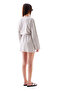 Soft Cotton Women's Beach Dress - Long Sleeve Mini Kimono Pareo - 5
