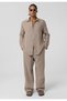 Oversize Long Sleeve Muslin Fabric Shirt - 4