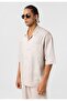 Double Pocket Oversize Linen Shirt - 3