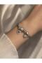 Sea Shell and Heart Charmli Silver Steel Women's Bracelet - 2