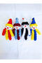 Fan Themed Amigurumi Clown Keychain (18 cm) - 7