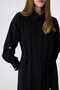 Black Giy Çık Jacket with Hidden Button Detail Gç-0001 - 3
