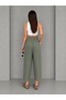 Premium Quality Sweat-Proof Muslin Fabric Carrot Shape Pants (Khaki) - 2