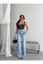 Trend Special Design Wide Leg Cross Closure Baggy Denim Jean Pants-Trend Special Design Wide Leg Cross Closure Baggy Denim Jeans - 7