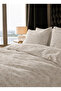 Lumbeck Double 100% Cotton Duvet Cover Set - Mink - 3