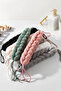 Back Scrubber - Flexible Extra Quality - Extra Weight - Knitted Handle - Foaming - 4