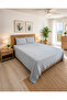 100% Cotton 4 Layer Muslin Bedspread Pique Set Double Size - 2