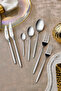 Cleopatra Premium 84 Piece 12 Person Cutlery Set Platinum - 2