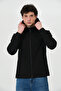 Men's coat men's hooded reflective detail stretch fit coat - 3