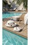 Girl's White Color Straw Hat and Bag Set with Cherry Detail, Summer Shoulder Bag, Ages 3-8 - 2