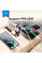 110W Multiport Car Charger with Dual USB-C, 1M Coiled Cable & Smart Chip – Fast Charging for iPhone, Android, Laptops - Black - 3