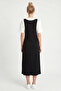 T-Shirt Dress Double Modal Set Lnt0038 Black - 4