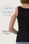 Women's 3-Piece Economical Pack Black Undershirt Set Cotton Ribbed Undershirt Set Basic Camisole Undershirt - 7