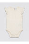 Esvab • Modern & Distinctive Zero Roba Collar Embroidered Ruffled Baby Girl Bodysuit - 2