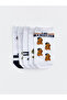 Esvab • Modern & Distinctive Embroidered Boys' Bootie Socks, Pack of 5