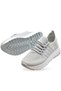 2693 Orthopedic Sole Knitwear Lace-Up Daily Walking Women's Sports Shoes - Orthopedic Light Sole Casual Shoes