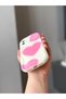 iPhone 11 Pink Heart Pattern Cream Color Case - 2