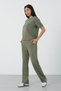 Çağla Women's Modal Fabric Relax Fit Double Set Short Sleeve Casual Set - 3
